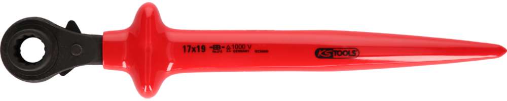 Produktbild KS Tools Zahnradknarre mit Schutzisolierung Schlüsselweite 19 x 24