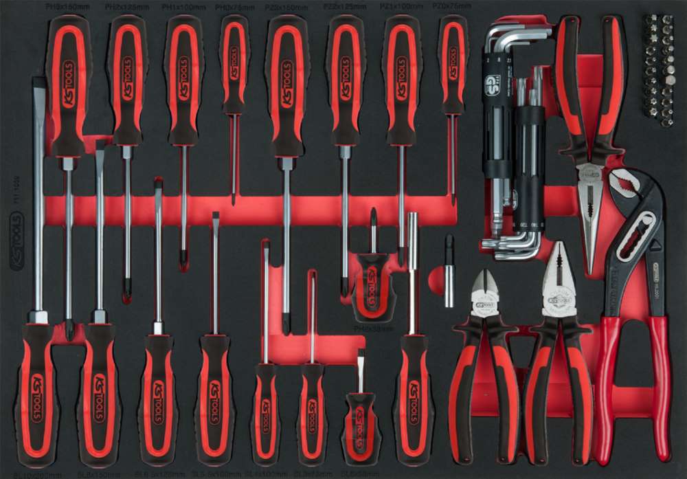 Produktbild KS Tools Zangen und Schraubendreher Satz 59 teilig