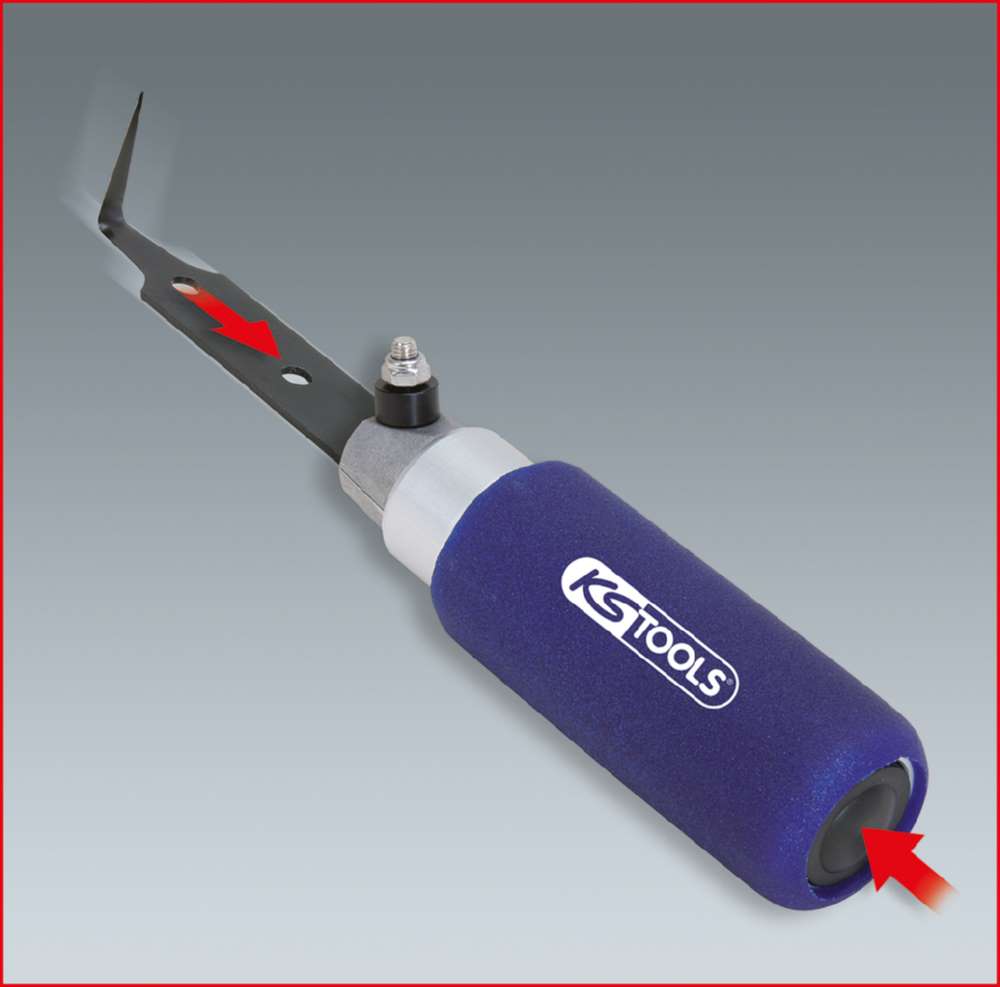 Produktbild KS Tools Ziehmesser mit Schnellwechselsystem Gesamtlänge 130 mm bild 2