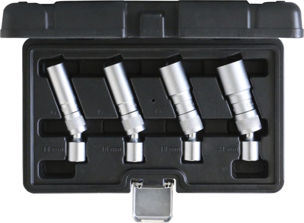 Produktbild KS Tools Zündkerzen Stecknuss Satz 3/8 Zoll 4 teilig magnetisch mit Gelenk bild 3