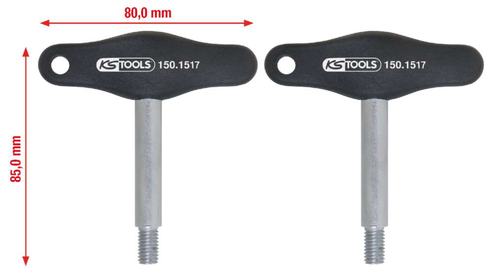Produktbild KS Tools Zündmodul Abzieher Satz 2 Teile Gesamtlänge 85 mm bild 5
