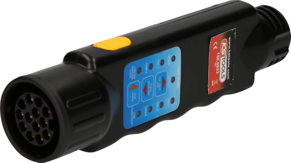 Produktbild KS Tools 12 V Zugwagentester Prüfgerät für Anhängersteckdosen 13 polig bild 5