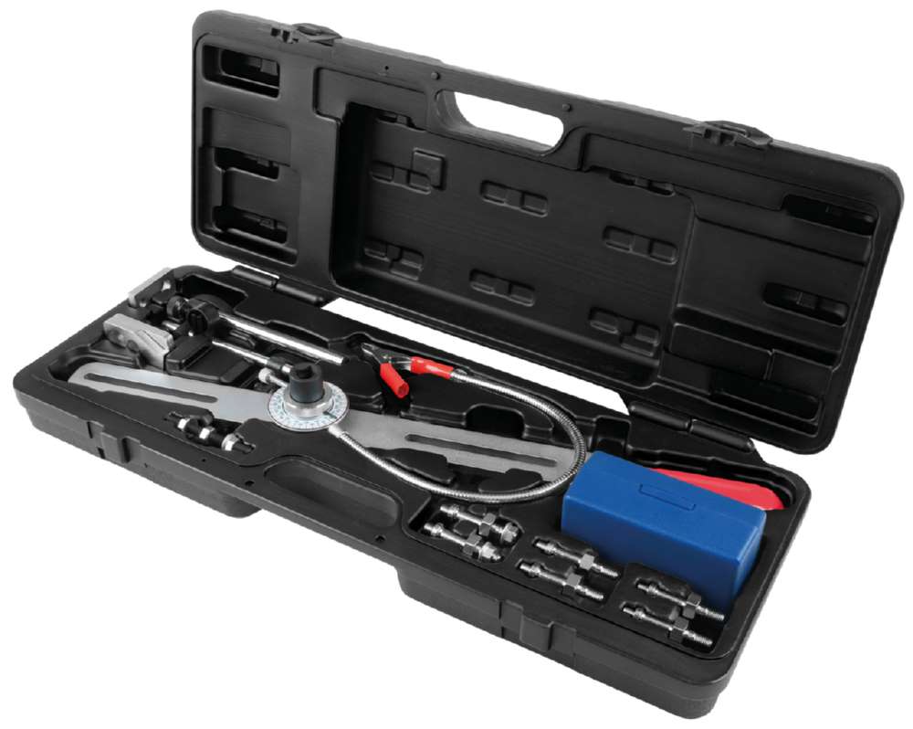 Produktbild KS Tools Zweimassenschwungrad Prüfwerkzeug mit Winkelgradscheibe und Messuhr bild 3