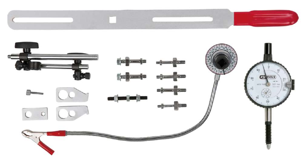 Produktbild KS Tools Zweimassenschwungrad Prüfwerkzeug mit Winkelgradscheibe und Messuhr bild 5