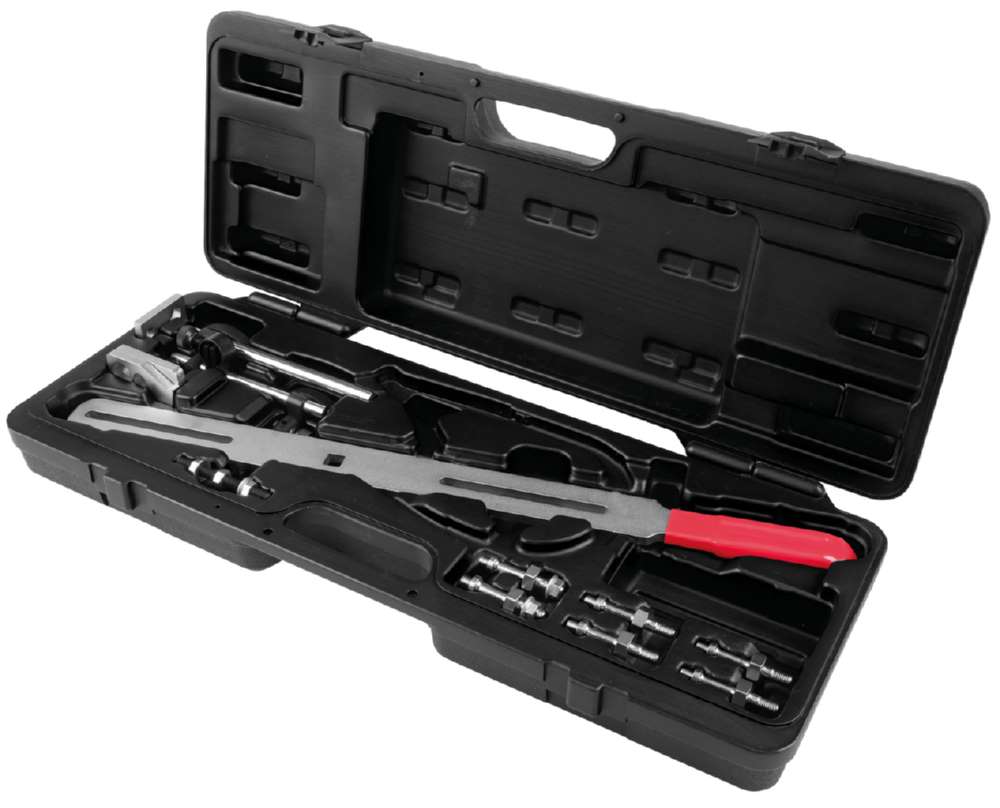 Produktbild KS Tools Zweimassenschwungrad Prüfwerkzeug ohne Winkelgradscheibe und Messuhr 15 Teile bild 3