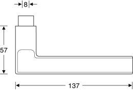 Produktbild FSB Zimmertür-Drückergarnitur BB Edelst.VK8, 0 12 1035 bild 2