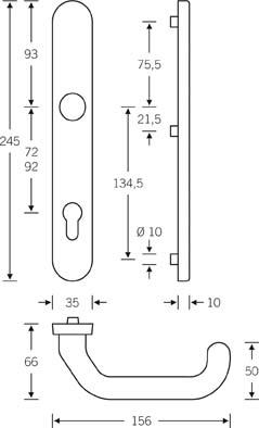 Produktbild FSB PT-Weckselgarnitur,VK8, 06 7816,m.Langsch.ovalF69 bild 2