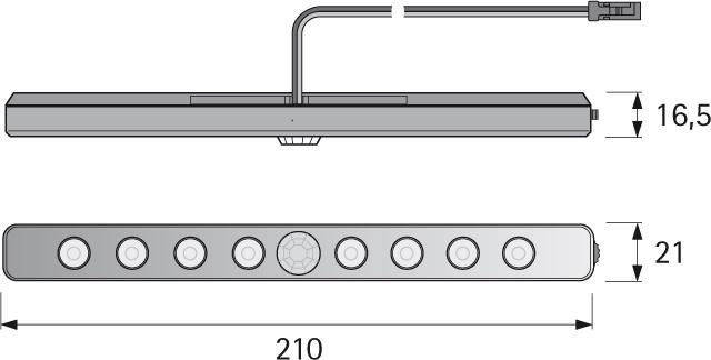 Produktbild Magic LuckyLine 2er Set ww Alu Optik, LED-Verl.,EVG bild 2
