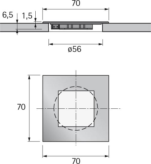 Produktbild Magic LED QuadroPoint Edelst.nw12VDC, 0.6W, 3m LTG, M1 bild 2