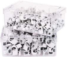 Produktbild Heidemann Nagelschelle, weiss 7-12 mm, Nagellänge 35mm a 100 Stck.