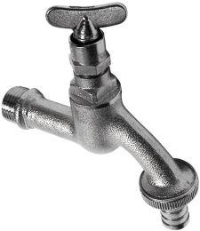 Produktbild Sanitop Wingenroth Auslaufventil m.Stecksch.matt-verchromt 1/2"