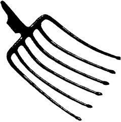 Produktbild Freund Victoria Rübengabel mit Federdülle ohne Stiel 6 Zinken