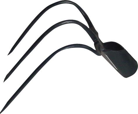 Produktbild Freund Victoria Dunghacke mit Dülle ohne Stiel 3 Zinken 21X17 cm