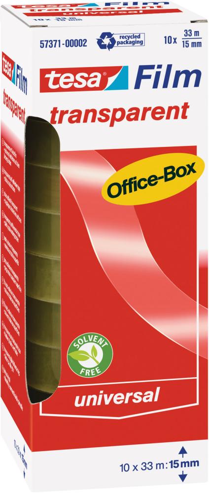 Produktbild Tesa Film 66m:15mm transpin Multibox 57372