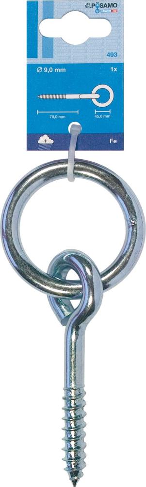 Produktbild Pösamo Krippenring galZn (SB) 9,0x45mm Holzgew. a 1Stk