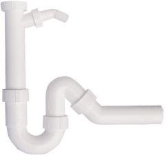 Produktbild Sanitop Wingenroth Kunststoff-Siphon, P-Form1 1/2"x50 WAS-Anschluss