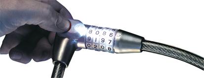 Produktbild Burgwächter Zahlenschloss mit Licht 230 L 65