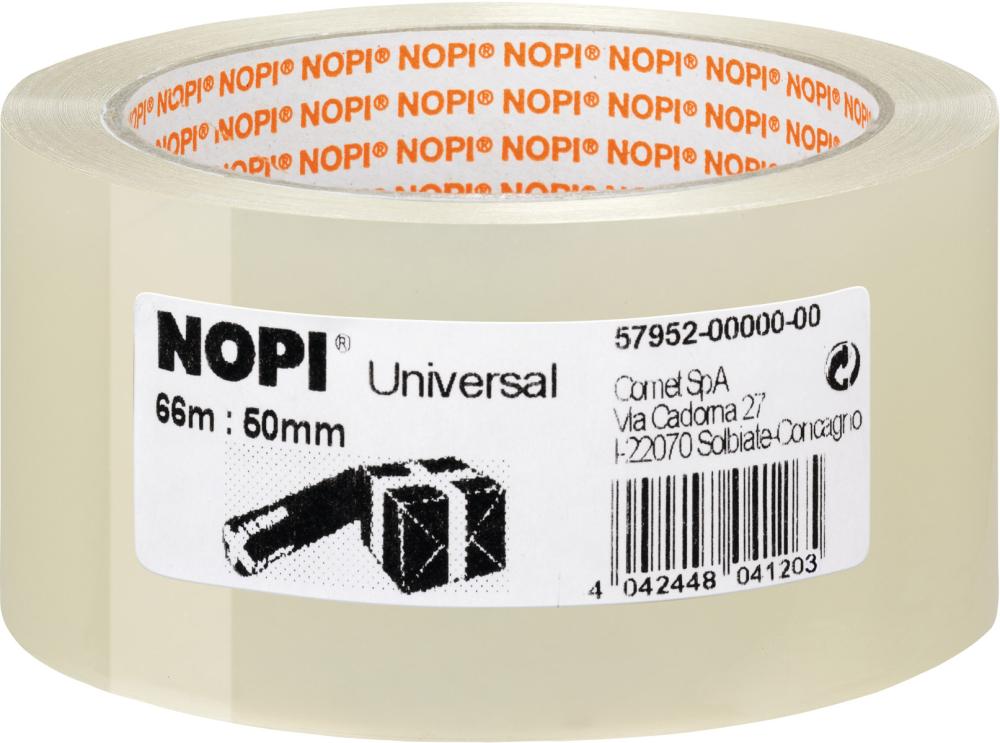Produktbild Tesa Nopi Pack universal 66m x50mm transparent