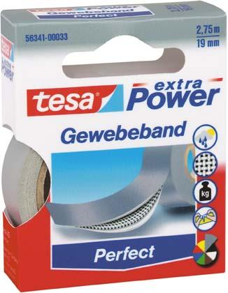 Produktbild Tesa extra Power grau 2,75 m:19 mm Gewebeband