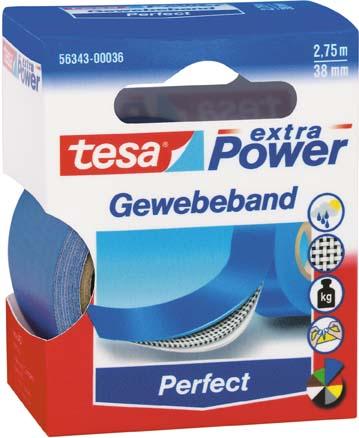 Produktbild Tesa extra Power blau 2,75m:38mm Gewebeband