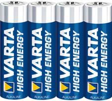 Produktbild VARTA Alkali High Energy AA 4x Fol