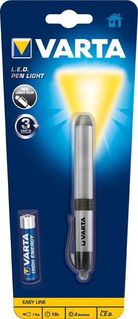Produktbild VARTA Taschenlampe LED Penlight 1 AAA 16611 m. Batt. Bli.