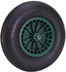 Produktbild ALTRAD-FORT Luftrad zu Schiebek. grün, 400 x 100 mm