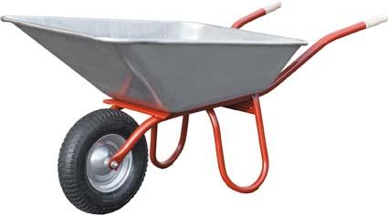 Produktbild CAPITO Schubkarre Praktica 120 l, mit Kugellager, montiert