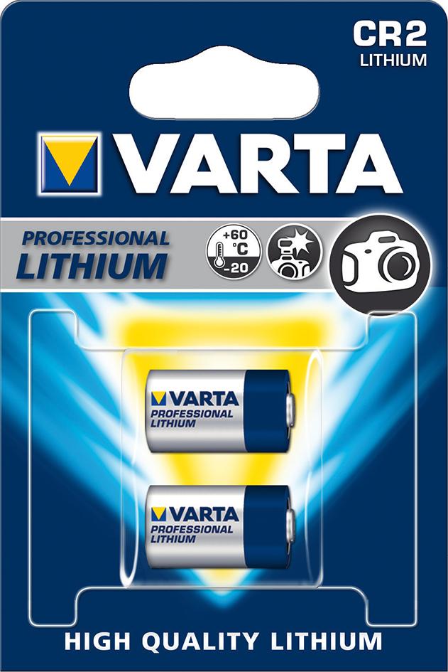 Produktbild VARTA Batterie Profess. CR2 2er Blister, 3,0V