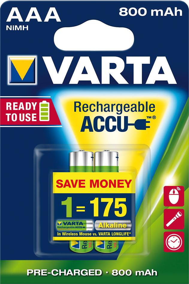 Produktbild VARTA Rechargeable Power Accu Micro 2er Blister