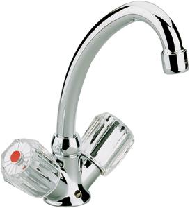 Produktbild Sanitop Wingenroth Zweigriffarmatur Standard Plus für Waschtisch chrom