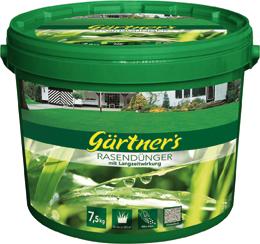 Produktbild Gärtner`s Rasendünger m. Langzeitwirkung,7,5 kg