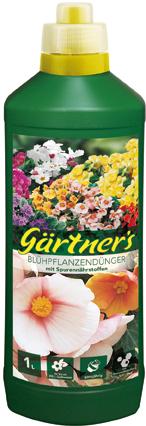 Produktbild Gärtner`s Blühpflanzendünger mit Spurenelemente, 1 l