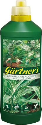 Produktbild Gärtner`s Grünpflanzendünger mit Spurenelemente, 1 l