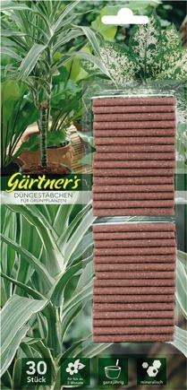 Produktbild Gärtner`s Düngestäbchen f. Grün- pflanzen, 1 Pck, 30 St