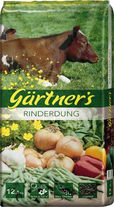 Produktbild Gärtner`s Rinderdung gekörnt, 12,5 kg