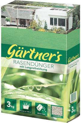 Produktbild Gärtner`s Rasendünger LZW 20+5+8+2, 3 kg