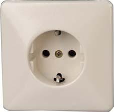 Produktbild Kopp Schuko-Steckdose 1-fach, UP, weiß, lose