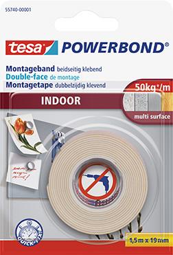 Produktbild Tesa Montageband Indoor 1,5m:19mm