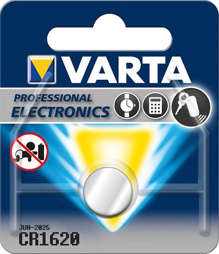 Produktbild VARTA Electronics LithiumCR1620 1erBli., 3,0V