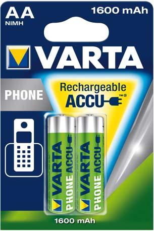 Produktbild VARTA PhonePower Akku Recharg.T399, 2er Blister