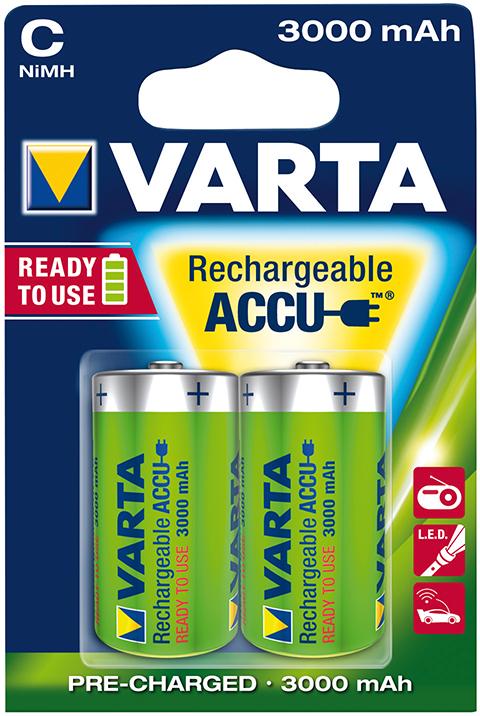 Produktbild Varta Batterie RECHARGEABLE C Baby, Accu3000mAh bild 1