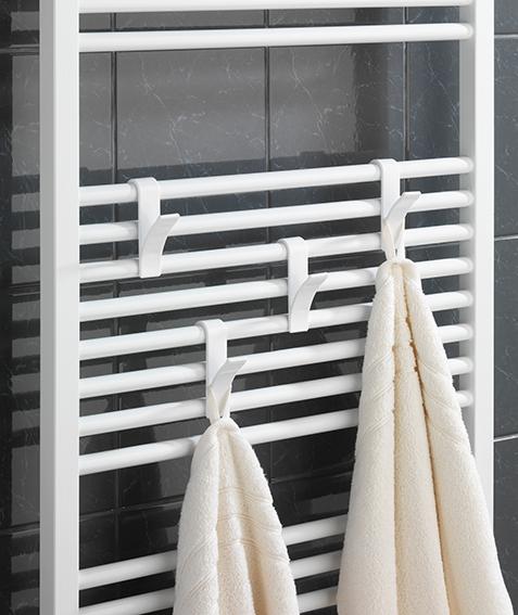 Produktbild Wenko Haken f.Handtuchheizkörp. Kunststoff, 2-er bild 2