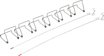 Produktbild Glück Klemm Set zur Staubschutztür oder Staubschutzwand bild 3