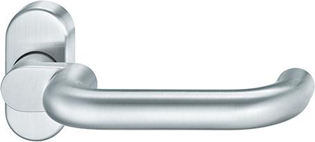 Produktbild FSB PT-Standflügeldrücker, 06 1070,m. Ros.,oval,F69