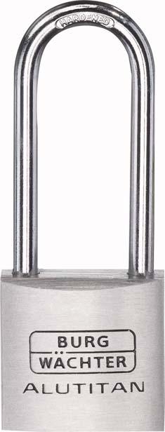 Produktbild Burgwächter Vorhangschloss, Alutitan hoher Bügel 20/26