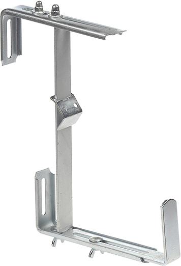 Produktbild Alba-Krapf Balkonkastenhalter verstellb., verz., 3-fach