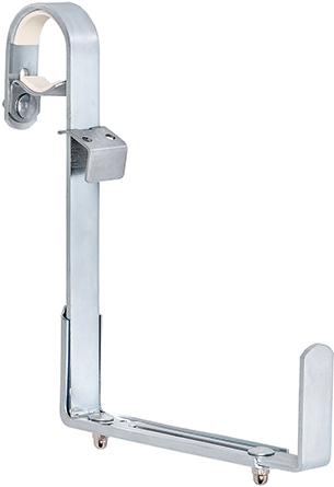 Produktbild Alba-Krapf Balkonkastenhalter f.Rundgeländer, tief, verz.