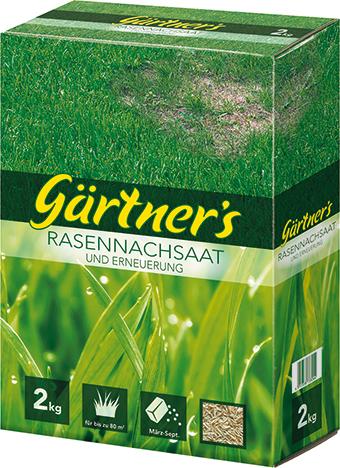 Produktbild Gärtner`s Rasennachsaat u. Erneuer.2 kg