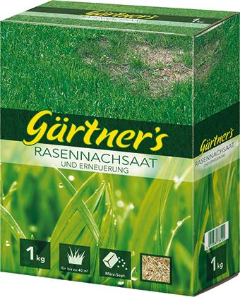 Produktbild Gärtner`s Rasennachsaat u. Erneuer.1 kg
